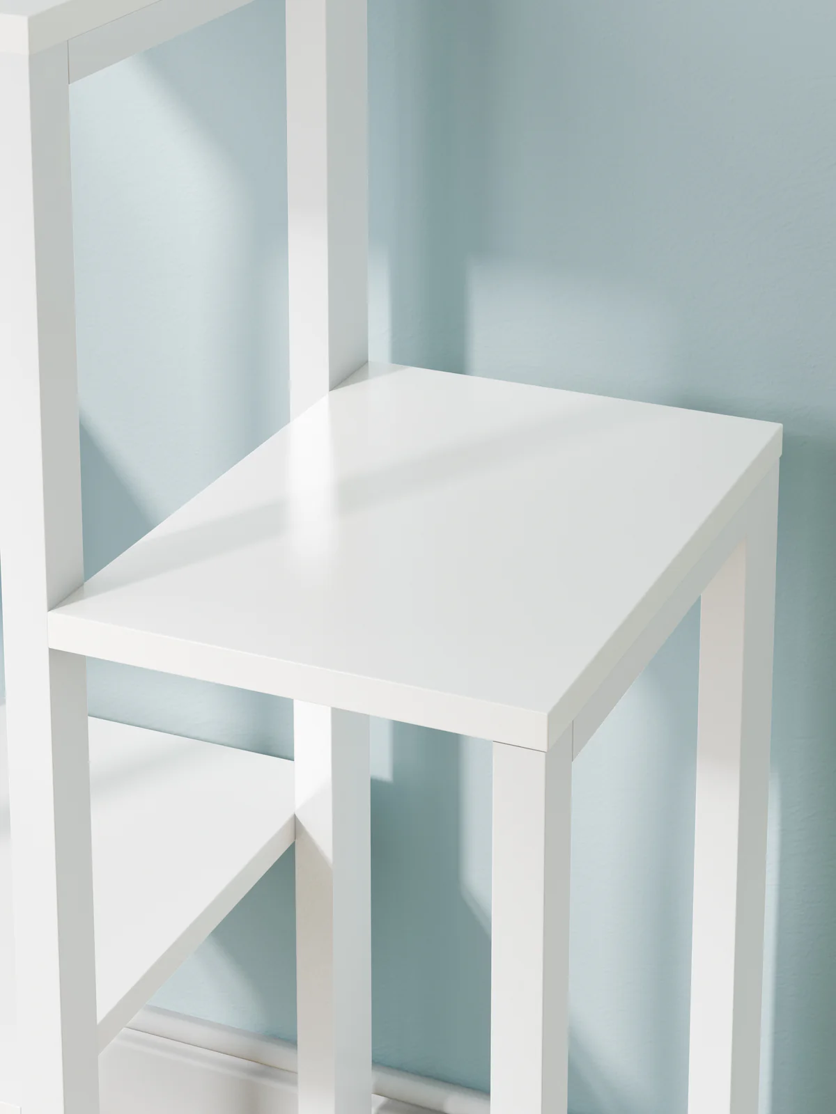 Wonderland Multi-Tiered Garden Plant Stand Wood & Steel Planter Shelf (White) - Image 7