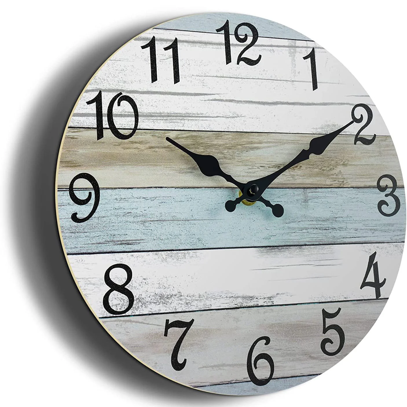 Wooden Rustic Retro Style Home Decor Wall Clock - Image 7