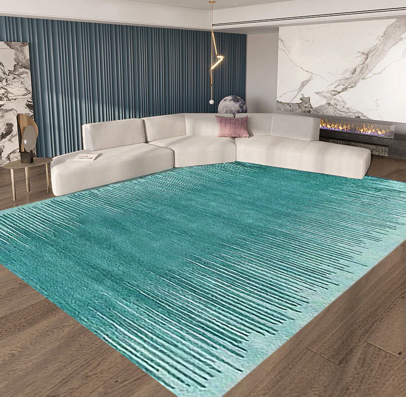 XL Extra Large Aqua Rug Carpet Mat (300 x 200) - Image 9