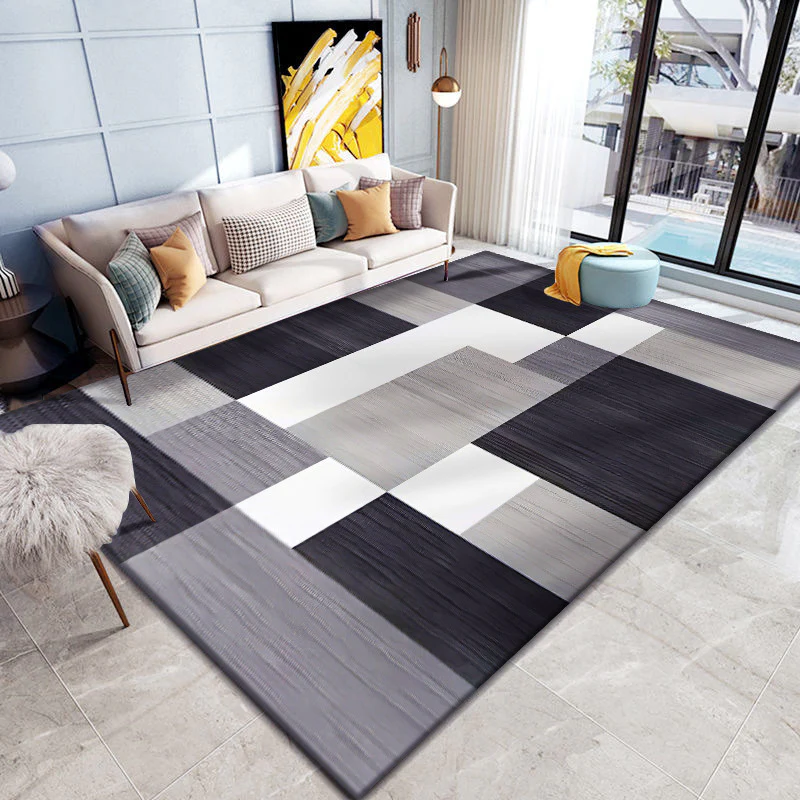 XL Extra Large Check Rug Carpet Mat (300 x 200) - Image 7