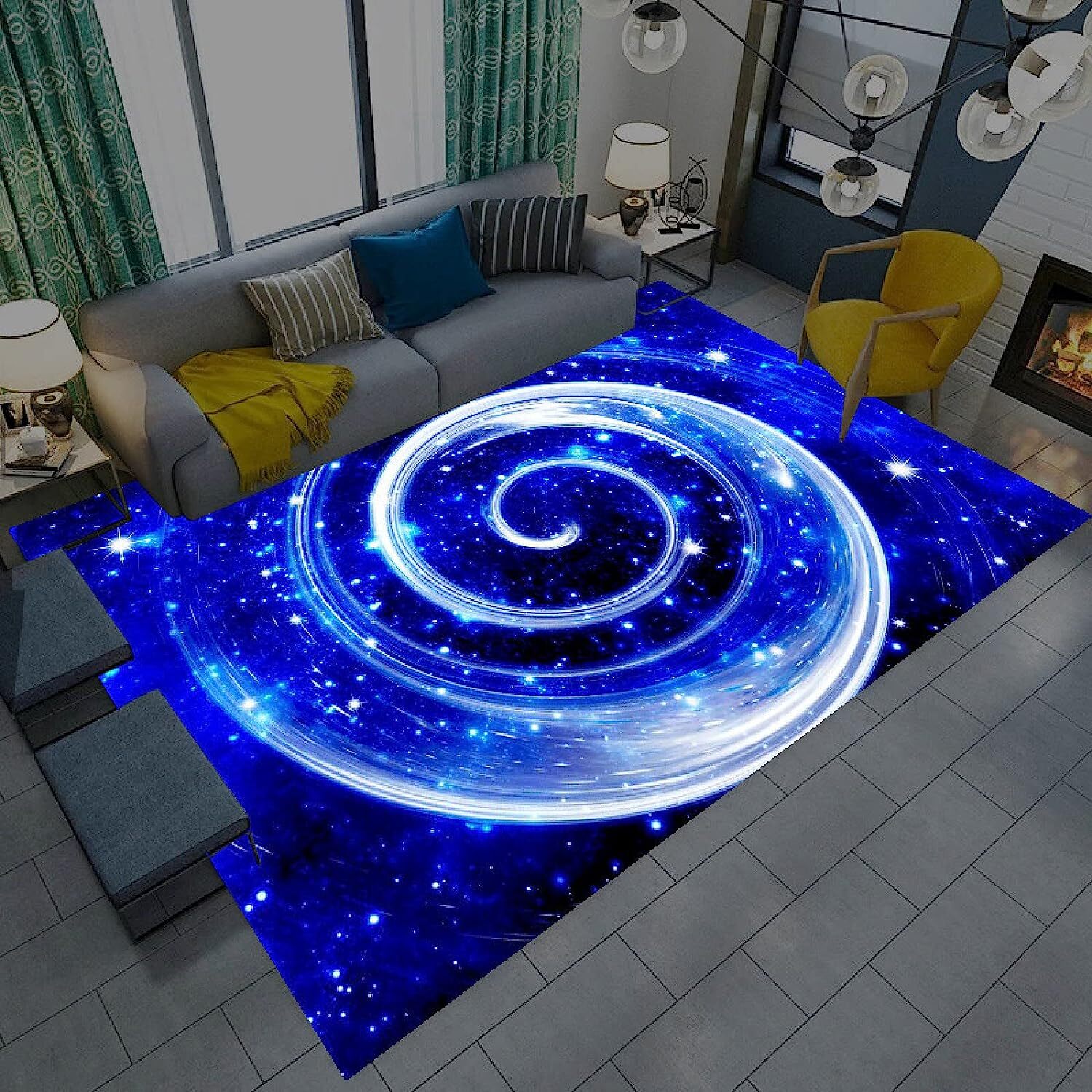 XL Extra Large Cosmos Rug Carpet Mat (300 x 200) - Image 2