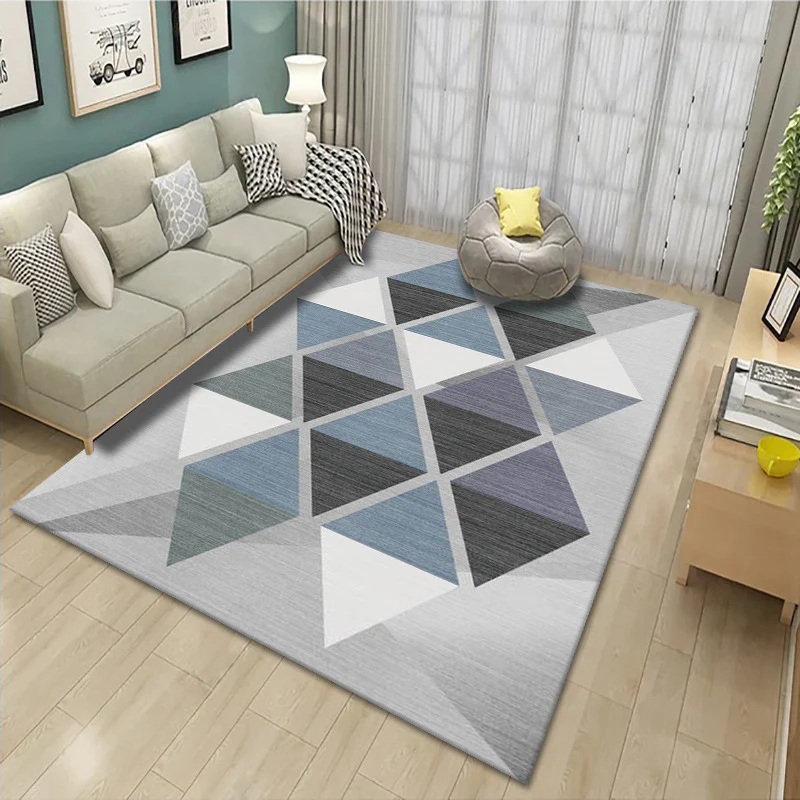 XL Extra Large Geo Designer Rug Carpet Mat (300 x 200) - Image 8