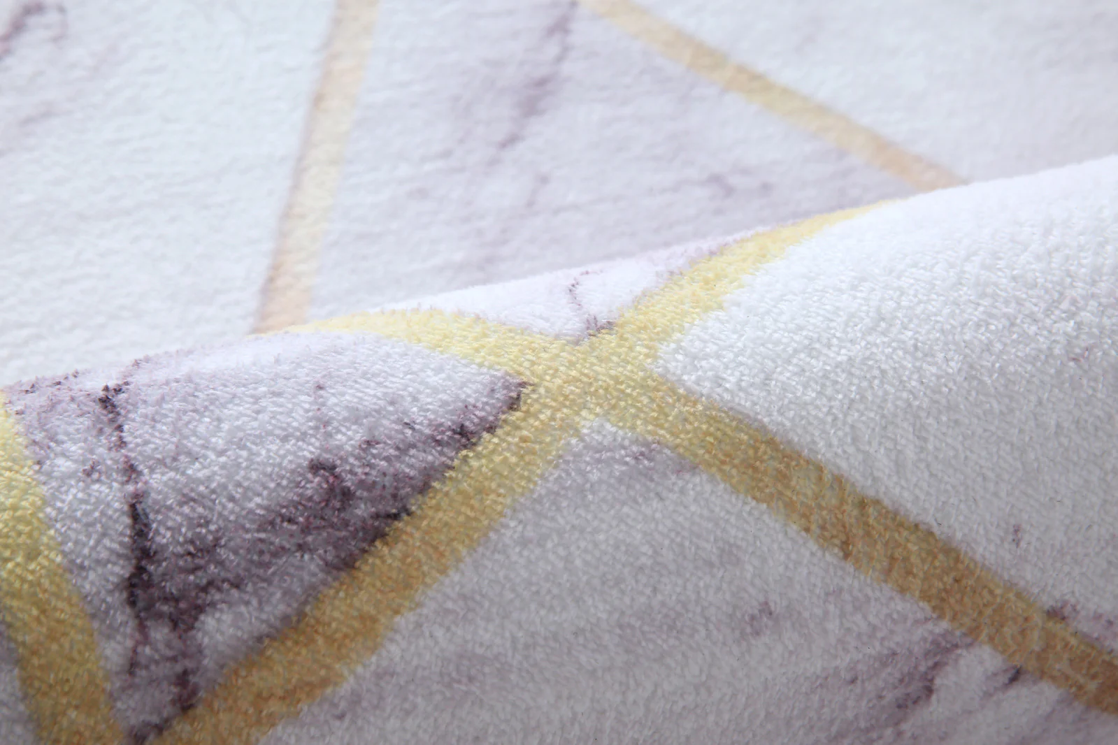 XL Extra Large Lush Plush Pink Marble Rug Carpet Mat (300 x 200) - Image 11
