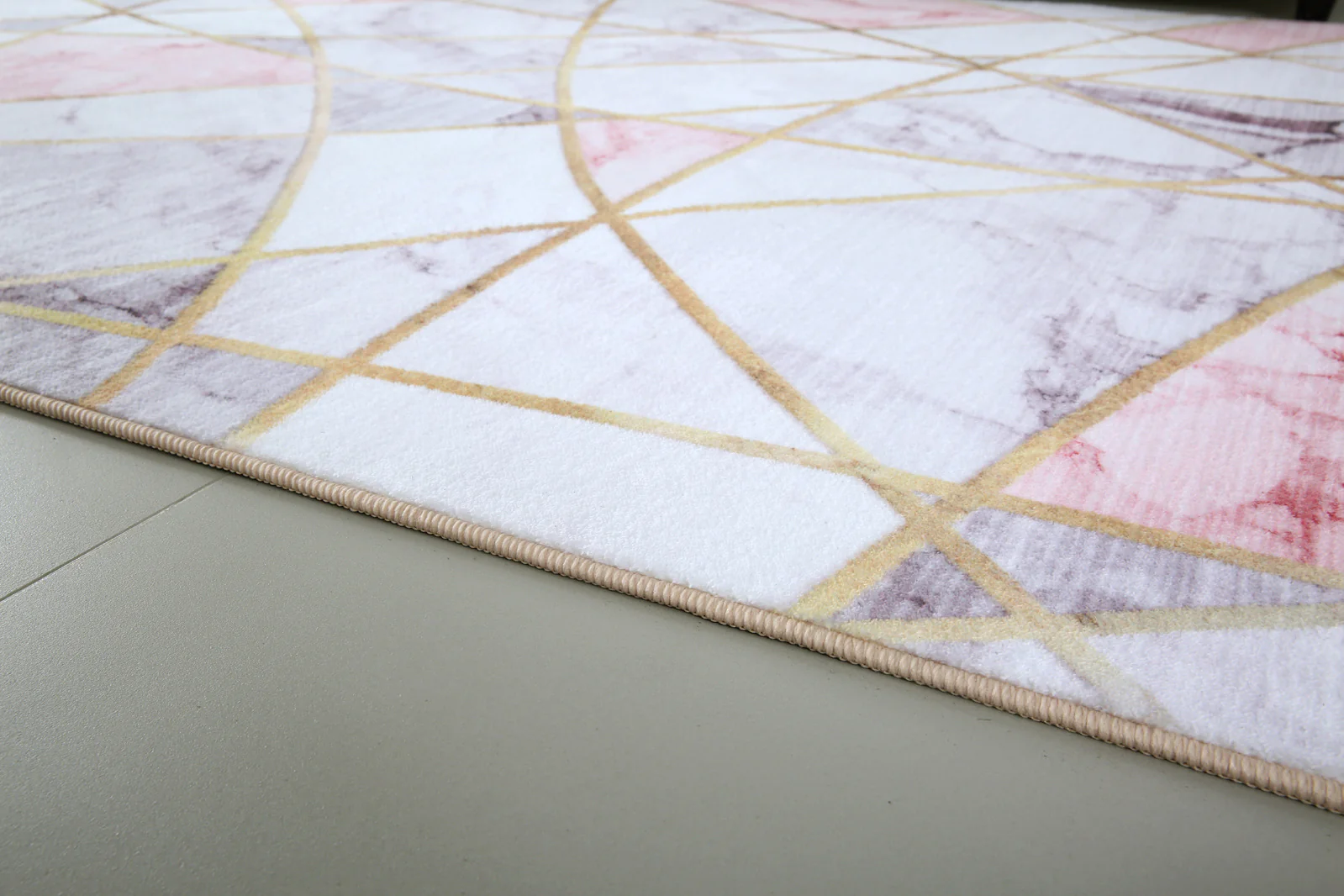 XL Extra Large Lush Plush Pink Marble Rug Carpet Mat (300 x 200) - Image 12