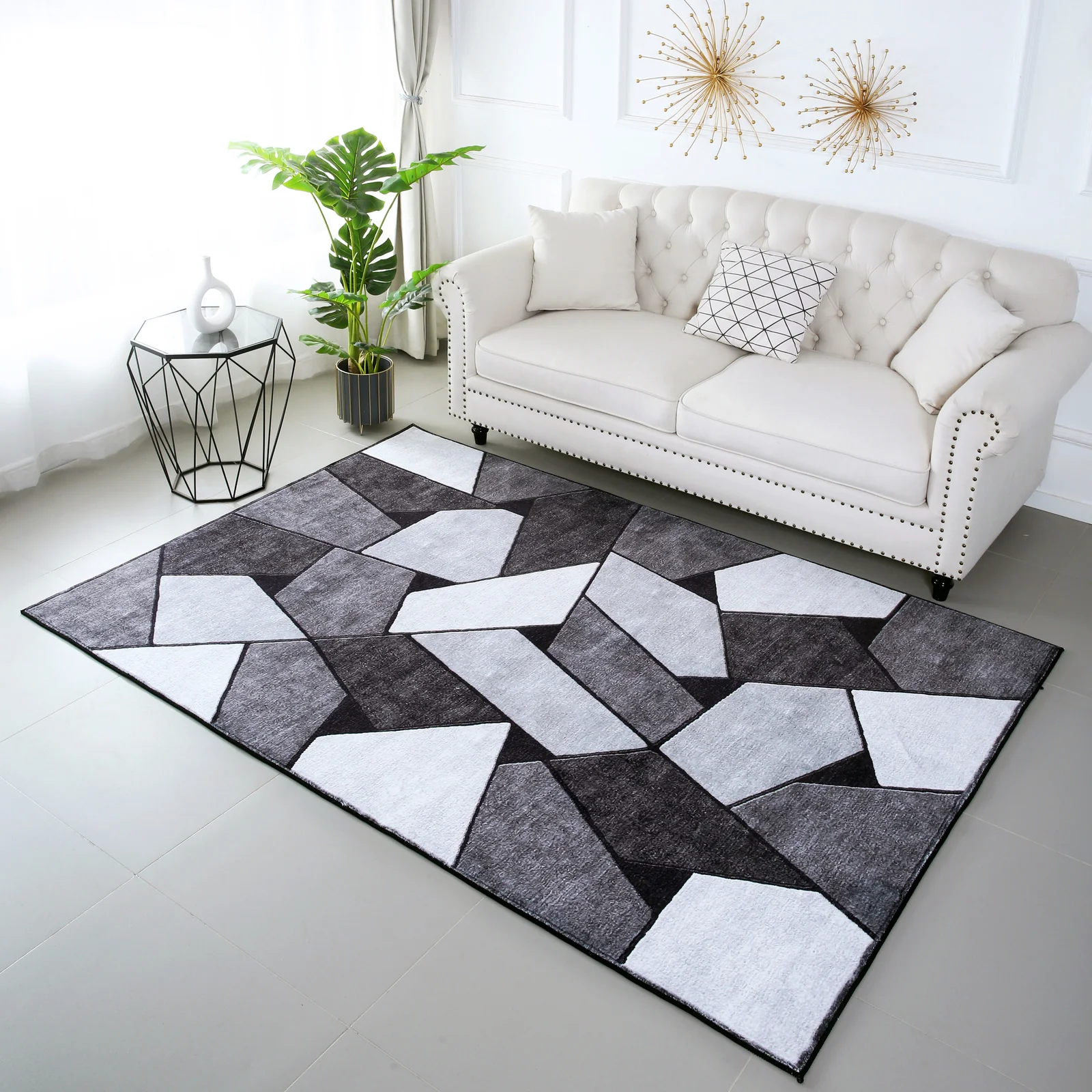 XL Extra Large Lush Plush Rock Rug Carpet Mat (300 x 200) - Image 7