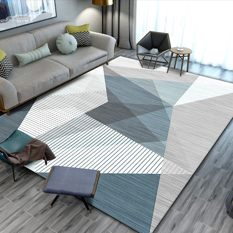 XL Extra Large Mist Modern Rug Carpet Mat (300 x 200) - Image 3