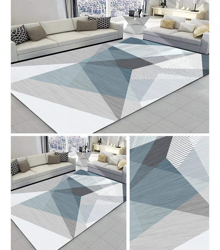 XL Extra Large Mist Modern Rug Carpet Mat (300 x 200) - Image 4