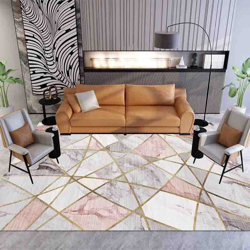 XL Extra Large Pink Marble Rug Carpet Mat (300 x 200) - Image 14