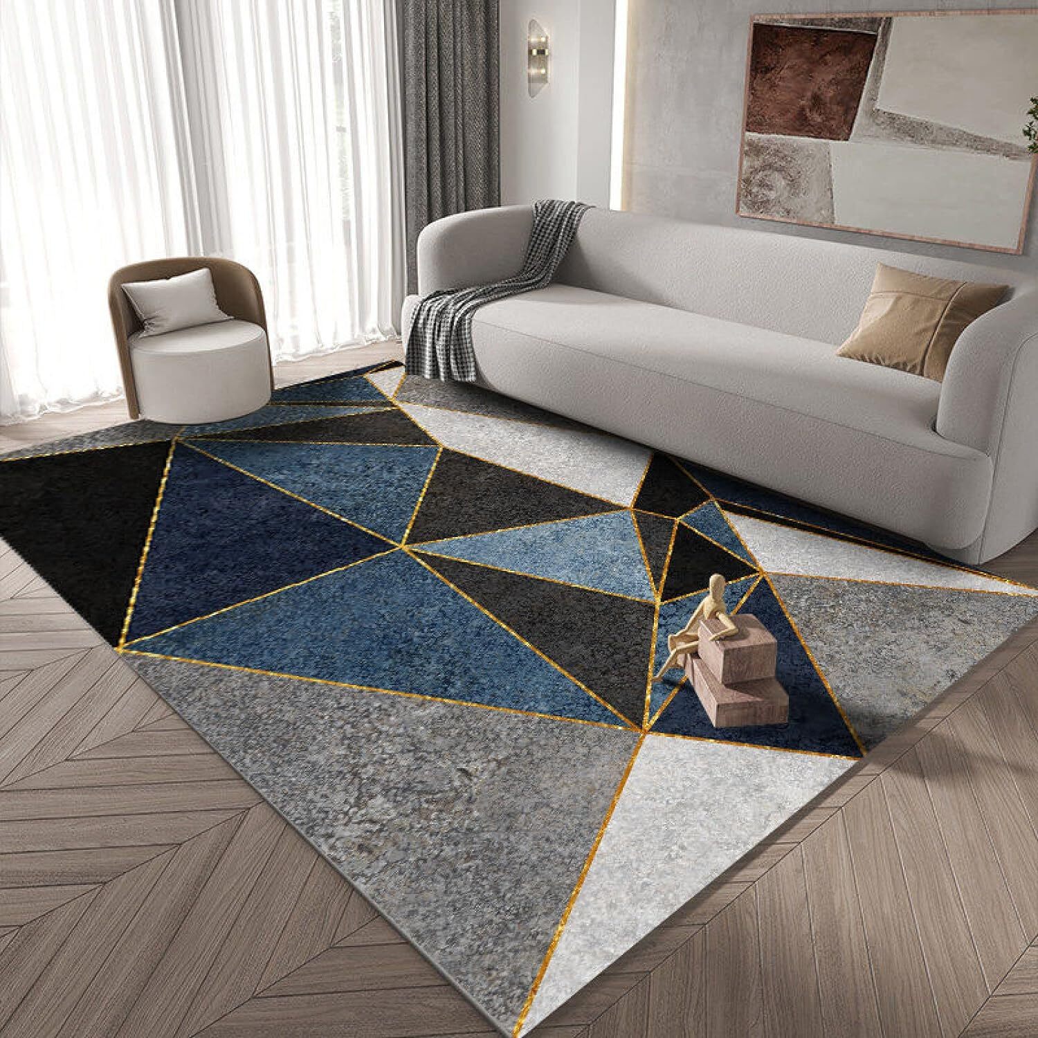 XL Extra Large Pinnacle Rug Carpet Mat (300 x 200) - Image 3