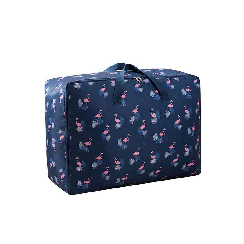 XL Jumbo 100L Flamingo Zipped Storage Luggage Bag - Image 5