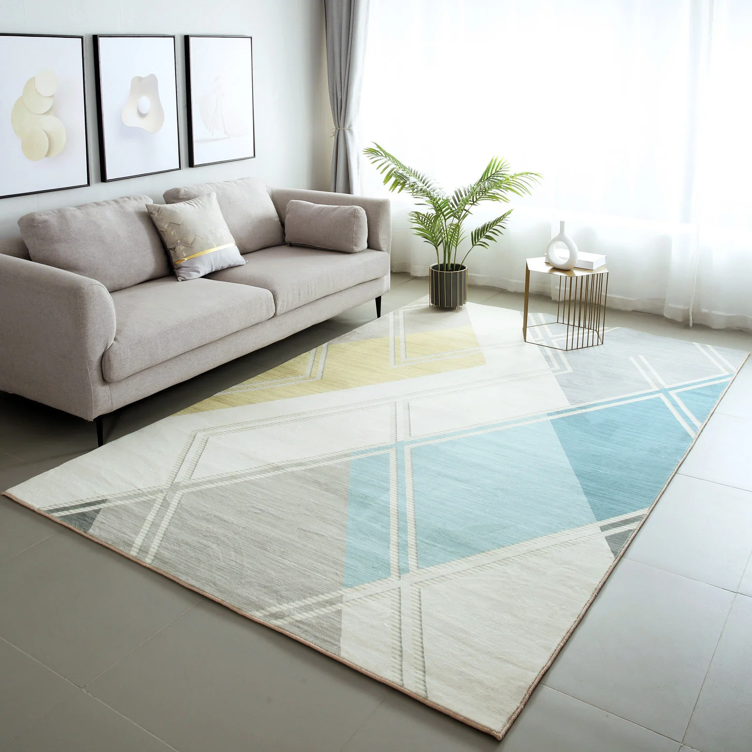 XL Large Lush Plush Harmony Cotton Carpet Rug (280 x 180) - Image 8