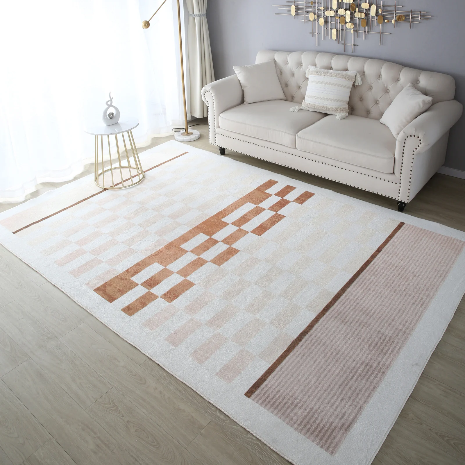 XL Large Lush Plush Serene Designer Carpet Rug (280 x 180) - Image 3