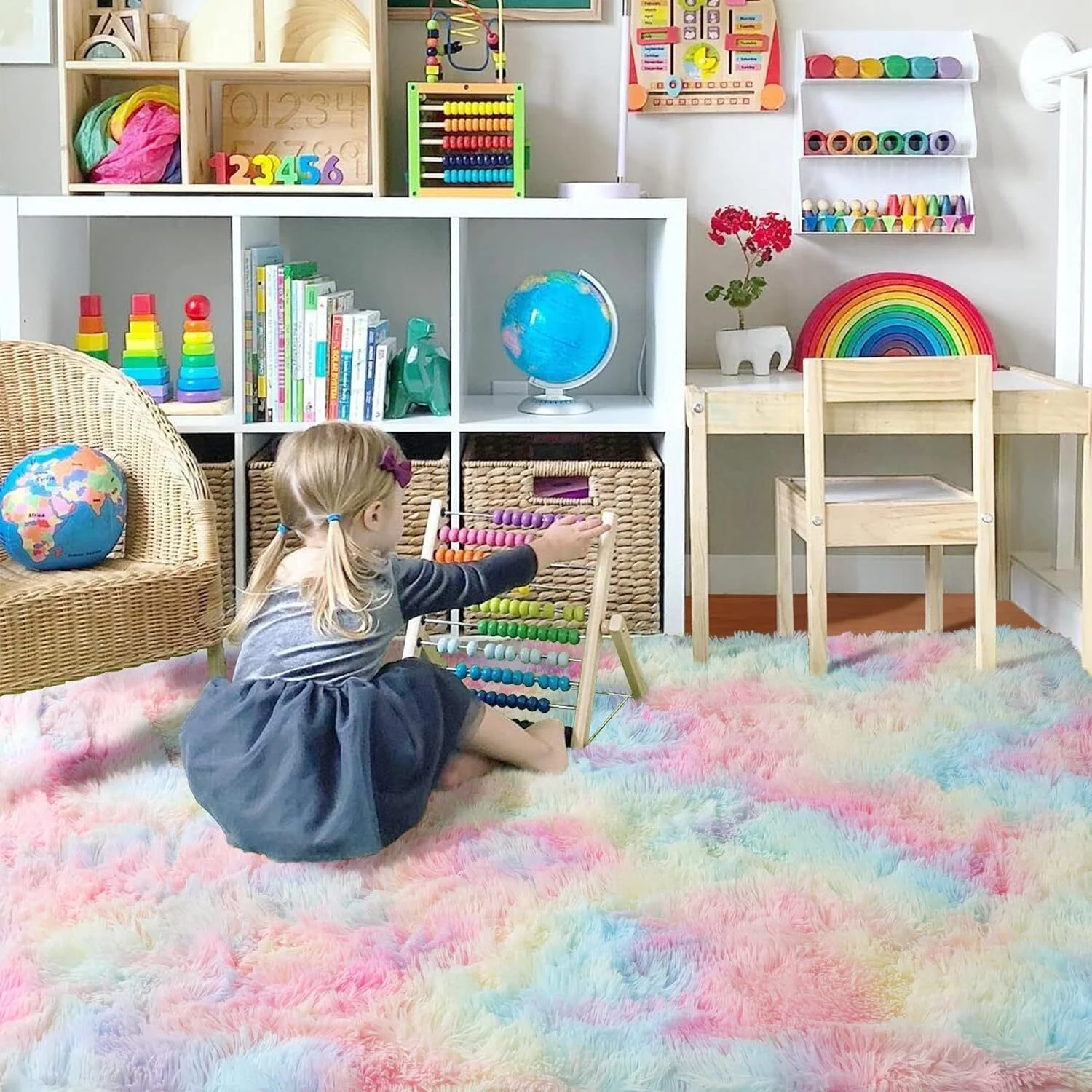 XL Rainbow Dream Comfortable Shag Rug (300 x 200) - Image 14