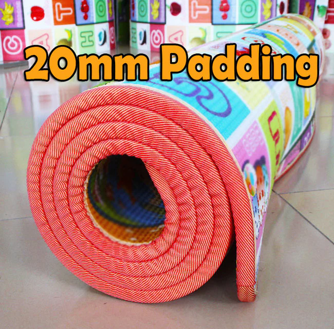 XXL Double Sided 20mm Extra Thick Baby Kids Play Mat 2m - Image 4